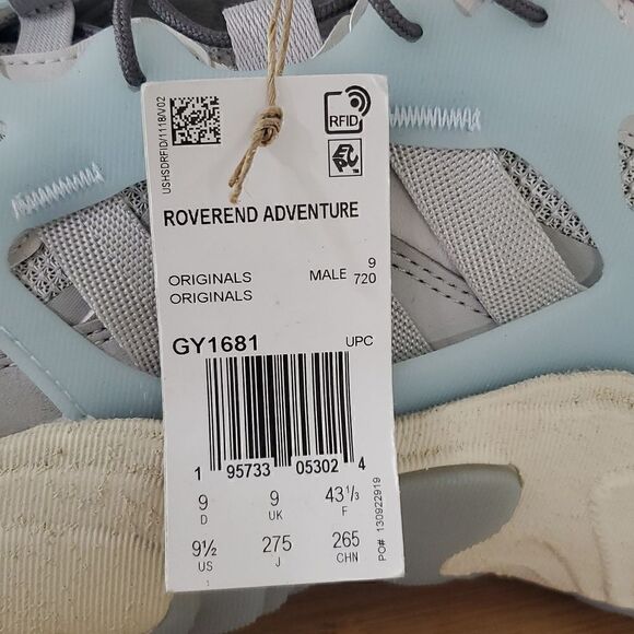 Adidas Roverend Adventure Shoes Crystal White Aluminum Men\'s Size 9.5 NWT main image 7